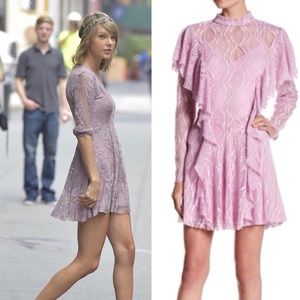 NWT Free People Wisteria Crochet Lace Dress